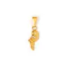 Colgante Retro DIY Transfronterizo Europeo y Americano Acero Inoxidable Electrochapado 24K Flor Estrella Polar Geométrico Joyería Accesorios para Collares