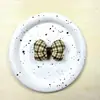 Lazo de Tela Cuadros Vintage Almohada Rellena de Algodón Accesorios para Ropa Flor para el Cabello de Gama Alta Accesorio DIY