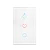 Tuya Tuya Smart Wifi+Rf433 Voz Toque Padrão EUA Padrão Australiano Single Zero Fire Neutral Smart Switch