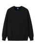 Sudadera de Algodón Puro con Bordado, Cuello Redondo, 320g, para Primavera y Otoño, de Importación Transfronteriza, Sudadera Compuesta de Cuello Redondo, Uniforme de Clase, Atuendo de Pareja, Camisa Cultural
