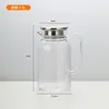 Tetera de agua fría de PC de gran capacidad resistente a altas temperaturas para el hogar, tetera de té para restaurante anticaída, tetera para agua caliente, tetera para jugo para olla caliente comercial