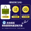 Bolsa tote pequena de feltro, bolsa de feltro de grande capacidade, bolsa de mão de feltro promocional e para compras com logotipo personalizado, Feltro Nangong