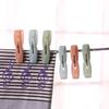 30 Piezas clip de plástico para secar ropa con cesta de almacenamiento clip para secar ropa clip a prueba de viento para exteriores clip para secar calcetines ropa