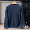 Suéter 100% Cachemir para Hombre Engrosado Cuello Alto Medio Hombro Caído Casual de Negocios Suéter Base Tejido de Cachemir para Hombre