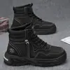 Botas Martin para Hombre 2026 Nuevo Otoño Caña Alta Suela Gruesa Estilo Británico Deportes al Aire Libre Motocicleta Ropa de Trabajo Botas Invierno para Hombre