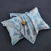 Juego de almohadas de jacquard de alta gama estilo europeo Three Squirrels, funda de almohada para adultos, individual 48x74cm, envío gratis para dormitorios