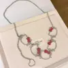 Corrente de Cintura Metalizada Gatinho com Diamantes Brilhantes Doce Cool Y2K para Mulheres Design de Nicho Exquisito Versátil Cinto com Acessórios para Saia Tendência