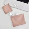 Bolsa de Cosméticos de Cierre Automático Bolsa de Almacenamiento Almacenamiento con Resorte PU de Alta Calidad Textura de Lujo Accesible Brocha de Maquillaje Portátil