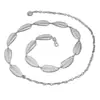 Nuevo Estilo Cadena de Metal Decorativa Cadena para Jeans Moda Femenina Hermoso Colgante Incrustado con Cadena de Cintura Cinturón Delgado