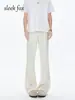 Calça Cropped Retro Elegante Estilo Hong Kong Outono/Inverno Novo Estilo Emagrecedora Que Aumenta a Altura Calça Longa Casual Versátil para Homens Calça Social