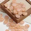 Tono Rosa Hada Vidrio Checo Estilo Retro Cuentas Geométricas Cuentas Sueltas Pulsera DIY Hecha a Mano Accesorios de Joyería