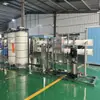 Equipamento industrial de osmose reversa em fibra de vidro de grande escala, ultrafiltração de água pura 3T4T alto fluxo purificador de água comercial totalmente automático