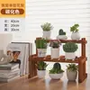 Suporte de Planta Suculenta para Peitoril de Janela, Prateleira de Janela de Chão para Sala de Estar, Suporte Pequeno de Flores de Madeira Maciça para Mesa, Prateleira de Armazenamento de Enfeites de Múltiplas Camadas