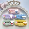 Novo estilo coreano grampo de cabelo fofo para menina, clip BB de pelúcia macio e fofo rosa para cabelo quebrado infantil, clip lateral para franja, acessório de cabelo para todas as ocasiões