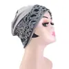 Sombrero Gorro Bohemio con Estampado de Leopardo, Trenza Cruzada en la Cabeza, Protección para el Cabello JDT-505A