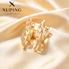 Xuping Brazaletes Rusos Transfronterizos para Oreja, Aros Color Oro de 18K con Incrustaciones de Diamantes, Joyería de Lujo Ligero de Alta Gama al por Mayor para Mujeres