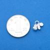 Nuevo Sólido Plata de Ley S925 Seiko Brillante Calabaza Moneda de Cobre Lingote Borla Colgante DIY Pulsera Accesorios de Plata