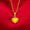Amor feminino europeu e americano conjunto pulseira colar feminino coração de pêssego feminino pulseira anel atacado jóias transfronteiriças