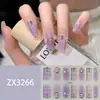 ZX Estéreo Impermeable Esmalte de Uñas en Gel Sin Horneado Película Adhesivo Completo Estilo Simple Manicura Avanzada Papel de Película Adhesivo para Uñas Venta al por Mayor