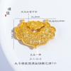 Loja de ouro com ouro areia ouro cheio koi flor borboleta colar ajustável novo chinês antigo Han acessórios de vestuário mulheres