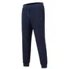 Pantalones casuales holgados para hombre, forrados de polar y engrosados para invierno, corte holgado, pierna recta, pants térmicos con puños elásticos