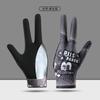 Guantes de Billar Profesionales Snooker para Hombre Tres Dedos Dedo Completo Seda de Hielo Transpirables Antideslizantes Mano Izquierda Individual Guantes de Pool para Mujer