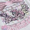 Camiseta de Manga Corta para Niña de Algodón Puro Ropa de Verano 2026 Nuevo Estilo de Verano Moderna Camiseta Bordada de Dibujos Animados Linda para Niños