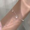 Pulsera de Amor Diamante Flash Minsheng para Mujer Diseño Simple de Nicho ins 2022 Nueva Pulsera de Moda de Lujo Ligero Japonés y Coreano