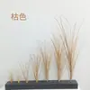 Dropshipping Transfronterizo de Hierba Cebolla Encriptada, Césped Artificial, Hierba Pequeña de Tallo Único, Paisajismo con Plantas Verdes, Césped Artificial, Hierba de Junco, Plantas Artificiales