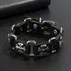Pulsera de cuero genuino estilo punk vintage europeo y americano, muy vendida en AliExpress. Pulsera de cuero genuino con cruz de aleación para hombre.