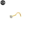 Gabe Joyería para Piercings de Aleación de Titanio G23 Transfronteriza Europea y Americana Moda Tachuelas Nasales con Forma de S, L y Flor para Uso Transfronterizo de Comercio Exterior