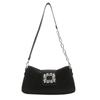 Bolso de Diseño de Nicho Advanced Sense Verano 2024 Nuevo Bolso Cruzado para Hombro con Cadena Incrustada de Diamantes Estilo Chica Dulce Fresca Picante para Mujer