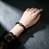 Pulsera Cruz de Sándalo Natural Más Vendida de Amazon, Cuentas de Madera Vintage para Rezar, Pulsera de Madera Unisex