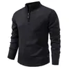 Otoño Invierno Nuevo Suéter de Media Cremallera para Hombre Chaqueta Moda Más Terciopelo Mayor Grosor Color Sólido Casual Capa Base