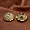Botones Metálicos Estilo Chanel Vintage al por Mayor para Fabricantes con Acabado de Alta Gama, Botones para Traje Estilo Británico, Botones para Abrigo, Botones de Coser a Mano