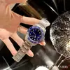 Relógio Mecânico Automático Completo Fantasma da Água Verde Pulseira de Aço 904L Masculino de Negócios Laojia Luminoso Calendário à Prova d'Água
