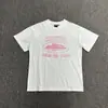 Camiseta Corteiz Série Alcatraz Manga Curta Logo Letra Estampada Gola Redonda Manga Curta