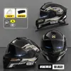 Casco Eléctrico Certificado 3C/Dot para Mujeres, Casco Integral de Moto Cálido de Invierno para Hombres, Seguridad Universal para Motocicleta al por Mayor