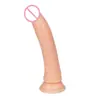 J19 directo de fábrica simulación de color pene dildo aparato femenino dildo de cristal transparente juguetes sexuales