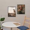 Amazon Venda Quente Pintura Sem Moldura Estilo Europeu Combinação Retrô Pintura Pendurada Estilo Simples Clássico Nostálgico Arte da Paisagem Pintura Decorativa