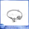 Pulsera Pandora S925 Cobre Blanco Plateado Nuevo Rosa Amor Versátil Hojas Lujo Ligero Pulsera de Baño Pulsera