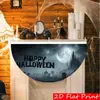 Fábrica Transfronteriza Modelo Nuevo Amazon Transfronterizo Aliexpress Venta Caliente Decoración de Bandera de Media Luna Halloween Festival de Fantasmas Fiesta