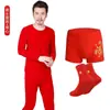 Traje de mallas largas finas rojas para hombre, ropa interior tipo chaleco rojo, talla extra, ropa interior básica festiva