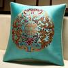 Almohada Cojín Estilo Chino Almohada para Sofá Estilo Chino Sala de Estar Cama Funda de Almohada Sin Relleno Grande Oficina Cintura Cojín Almohada