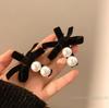 Nuevos Accesorios para el Cabello con Lazo de Terciopelo para Otoño e Invierno 2023 Pinza para el Cabello Simple de Niña Pinza de Pato a la Moda No Dañina para el Cabello y Cabello Suelto