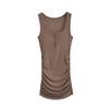 Verão Novo Leite Puro em Leite Gás Sexy Saia Quadril Spice Girls Slim-fit Emagrecimento Vestido Transpassado ins