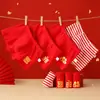 Ropa interior roja al por mayor para niños para el Año del Caballo, Calzoncillos tipo bóxer de algodón Grado A para niños, niños mayores y bebés, Calzoncillos tipo bóxer rojo brillante
