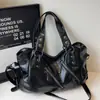 Bolso Tote de Color Sólido Simple de Gran Capacidad Decoración con Cremallera Bolso de Hombro Clásico Textura Popular Retro Bolso Cruzado de Alta Calidad