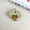 Horquilla Rosa Dulce Flor Phalaenopsis Pinza para el Cabello Pinza para la Cabeza Flor Flor Artificial Adorno para el Cabello Pinza Lateral Horquilla de Orquídea Accesorios para el Cabello