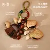 Bolsa de Sonajero Colgante de Fruta de Planta Natural Curativa Colgante de Carrillón de Viento Hecho a Mano Decoración Estilo Bosque Colgante de Cáscara de Fruta No